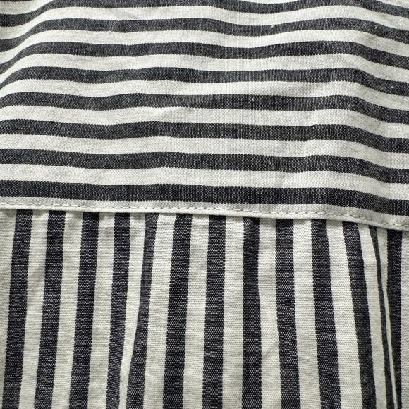 Walter Baker Tunic Floral Embroidered Striped Boho Coastal Cotton Womens Small - Picture 9 of 10